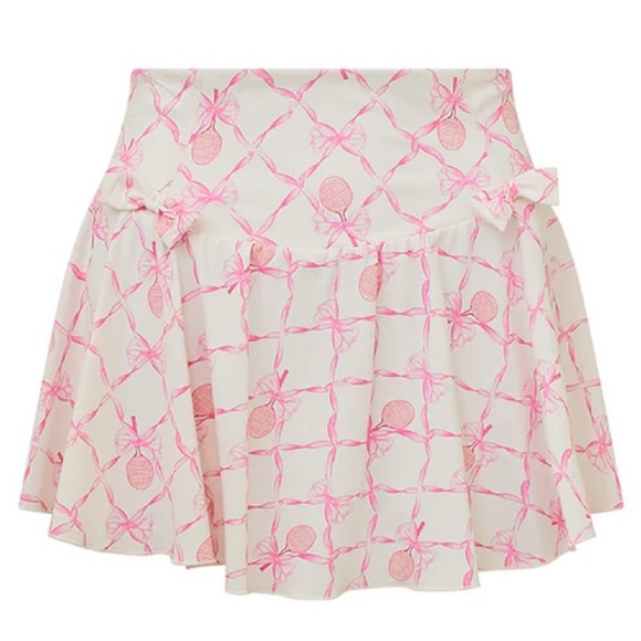 LoveShackFancy Corene Sporty Active Skort in Sweetheart Pink NWT! 🎀🎾 - Picture 7 of 11